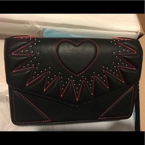 Zara crossbody heart bag